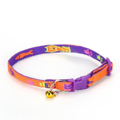 China Manufacturer-supplier DETACHED dog collar pet bling personalized dog cat collar with bell for sale