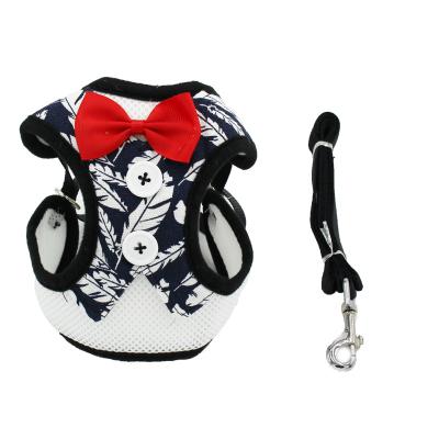 China 2020 Factory Viable Manufacturer Drop Shipping Small Dog Dress Wedding Dog Harness And Leash Set for sale