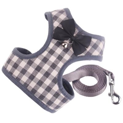 China 2020 New Fashion Wholesale Small Dog Bell Adjustable Cat Dog Harness Viable Product Cat Pet Accessories for sale