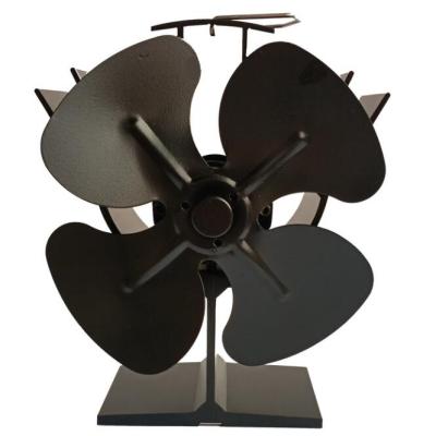 China 2020 Household Mini Stand 4 Blade Wood Burning Stove Wood Fan With Stocked for sale