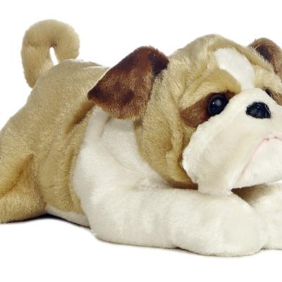 China Custom Eco-Friendly Plush Bulldog Toy Stuffed Animal Doll Baby Children Friend Birthday Gift Car Home Decor for sale