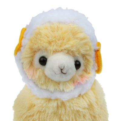 China CHStoy Alpaca Soft Plush Doll Colorful Cute Animal Baby Doll Soft Cotton Stuffed Dollhouse Soft Toys for sale