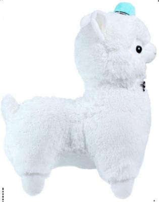 China CHStoy Cute Plush Toy Stuffed Animal White Alpaca Toy Factory Custom Soft Stuffed Plush Toy With Tie And Hat for sale