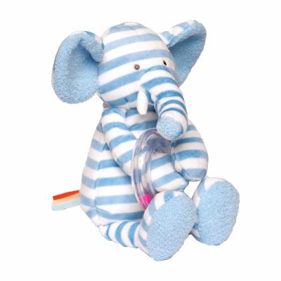 China CHStoy Baby Toy Eco-friendly Striped Elephant Plush Soft Toy for sale