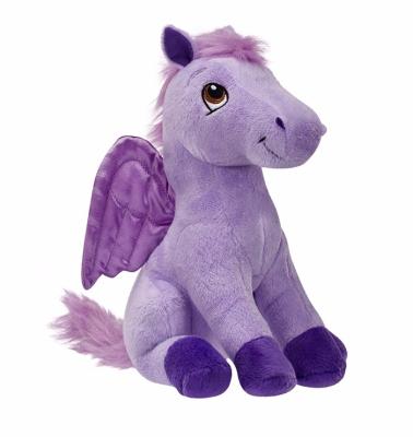 China Eco-friendly Horse Stuffed Animal Plush Toy Special Offer Flying Horses Wings Angel Angel Toy For Kid for sale