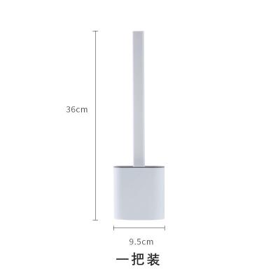 China Sustainably Hangable On The Wall Silicone Toilet Brush Bathroom Toilet Cleaning Brush for sale