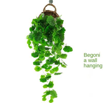 China Artificial Vintage Grape Leaf Rattan Vine Simulation Leaf Ceiling Wrapping Artificial Flower Rattan for sale