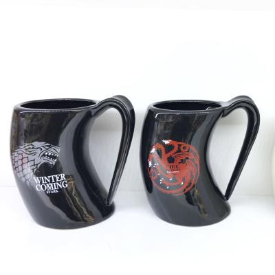 China Personality Modern Ceramic Anime Mug Deformation Simplicity Mug Ceramic Coffee Mug for sale