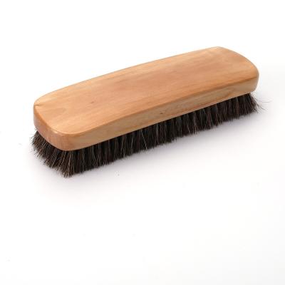 China Factory direct sale viable brand horse hair wooden shoe cleaning brush custom made brush for wholesale for sale