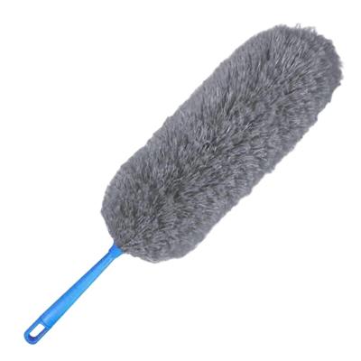 China Stainless Steel Long Lasting Extendable Extension Duster Polish Feather Pole Microfiber Telescopic Dusting Cloth for sale