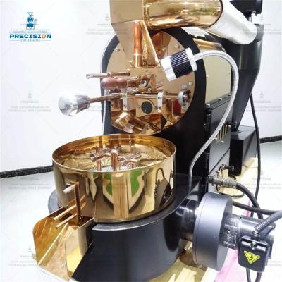 China Automatic Coffee Roasting Equipment With Stainless Steel Double Layer Drum for sale