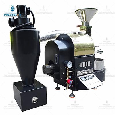 China Black Custom 1kg Coffee Roaster Electric For Natural Gas Heating for sale