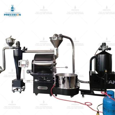 China Large Scale Coffee Beans Roaster Machine Stainless Steel RoHS Certified for sale