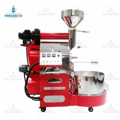 China 200w 3kg Coffee Roaster with Heat Resistant Double Layer 316 Food Grade Stainless Steel Drum for sale