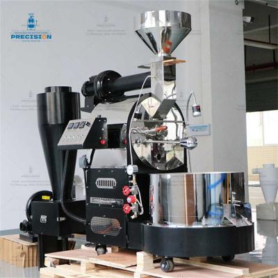 China 3kg 6kg Food Grade Double Layer Stainless Steel Drum Construction Coffee Roasters for sale