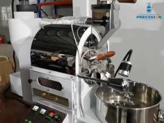 Precision PKF Classic Series White Coffee Roaster is Available in Electric Heating Model or Gas Heat