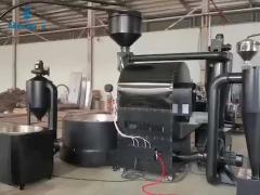 60kg industrial coffee bean roaster, from feeding to roasting, one-click completion