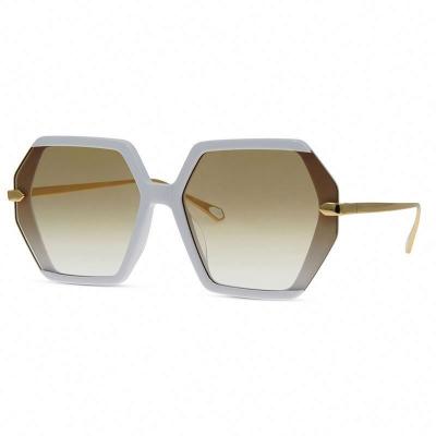 China Fashion Sunglasses 2022 New Ladies Metal Sunglasses Popular Sunglasses Fashion Polygonal Sunglasses for sale