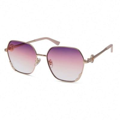 China Fashion Sunglasses Fashion Metal Belt Diamond Ladies Sunglasses Premium Electroplated Frame 2021 Unique Innovative Design Sunglasses for sale