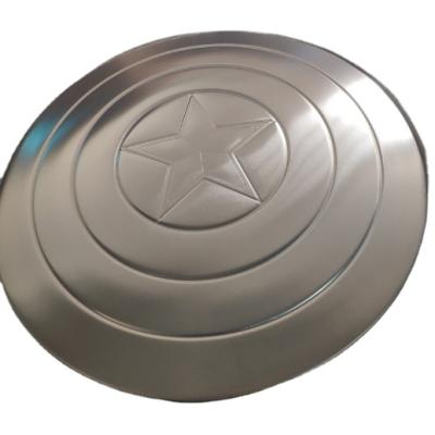 China Unpainted Version TOY Metal Made Props Perfect Version 1:1 America Shield MODEL Cosplay Accept Accept do drop shipping for sale