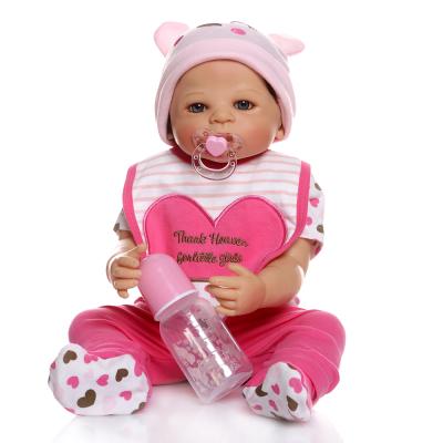 China DIY TOY NPK 22inch Brands 56cm Full Silicone Dolls Lifestyle Bjd Princess Reborn Doll Reborn Toys For Girls Bebes Reborn for sale