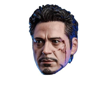 China MODEL TOY 1/6 MK5 2.0 IRONMAN Tony Battled Head Sculpt for 12