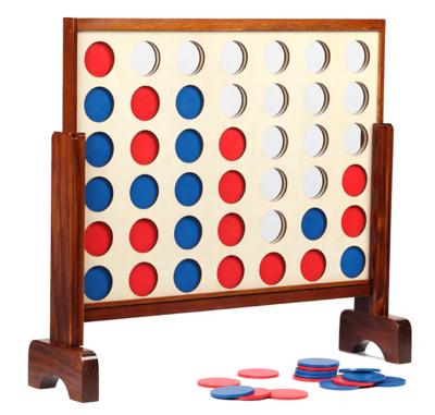 China Entertainment Giant Connect 4 game Jumbo lawn games large wooden connect four in a row game for sale