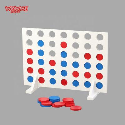 China Entertainment Connect 4 game Jumbo lawn games large wooden connect four in a row game for sale