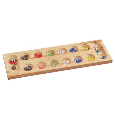 China Family Friends Interactive Game Toys Wooden Mancala Board Game Classic Strategy Game & Fun for The Whole Family for sale