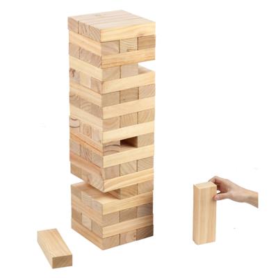 China Construction Toy Large Tumble Tower Game Large Tumbling Timbers Tumbling Tower Blocks for sale