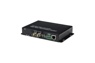 China 1080P el embedder audio de la difusión HD SDI, canaliza el SDI delantero al convertidor de fibra óptica con 1CH datos de la vuelta RS485 en venta