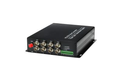 China 4 ch 1080P HD SDI fiber optic video converter with HDCP Compliant 5V Power Supply optical audio transmitter for sale