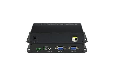 China CE VGA To Fiber Converter Audio Video / VGA Multiplexer 1CH Audio + Data + Fiber Port for sale