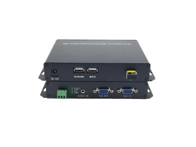 China VGA Video & Audio Single Fiber 2 km (Multimode),video audio  fiber media converter 20 km (Single mode) vga lvds for sale