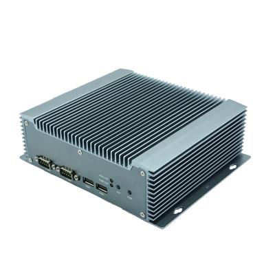 China Dual Atom N2600 Ethernet LAN 6 COM Recessed Mini Fanless Industrial PC With Onboard 4G RAM 192mm*155mm*54mm (Length*Width*Height) for sale