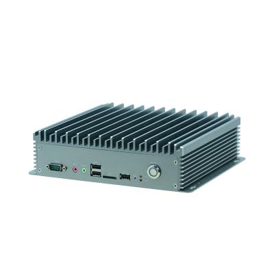 China J1900 Quad Core Fanless LAN 6* COM 7*USB SIM Card pfsense 12V Linux Dual PC Mini Recessed Industrial Computer for sale