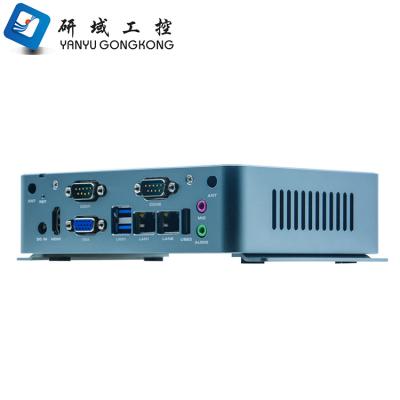 China Dual Core Quad Core PC DOUBLE NIC 2*COM Desktop PC J1900 Mini NIC Small Computer 165mm*128mm*45.5mm (L*W*H) for sale