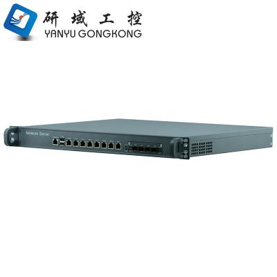 China Hot Sale Core i3 i5 i7 pfSense Hardware Firewall 1u Rack Case with 8*Intel 1000M LAN Ports 1U360SF for sale