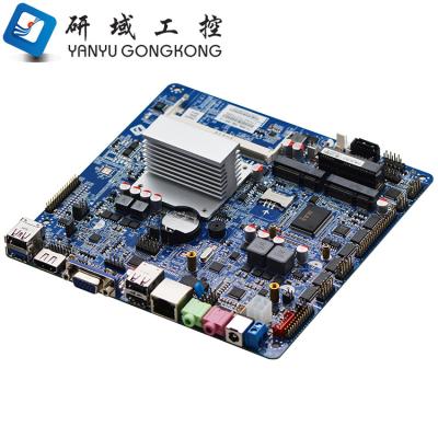 China M56_D6E server mainboard 6*COM Celeron J1900 fanless slim mini itx motherboard with data processing for sale