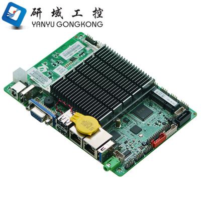 China Braswell CPU J3160 EPIC Quad Core Desktop Industrial Fanless Motherboard Dual LAN GPIO LVDS 3.5 Inch Motherboard for sale