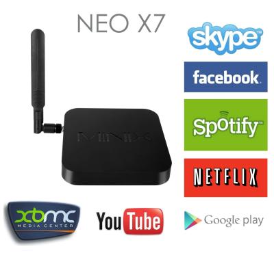 China MINIX NEO X7 Android TV Box RK3188 Quad Core 1.6GHz 2G/16G WiFi HDMI USB RJ45 OTG SD Card for sale