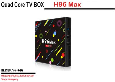 China 2018 new tv box colorful shell h96 max h2 rk3328 4G 32G 4g 64g Android 7.1 dual wifi bluetooth h96 max h2 android tv box for sale