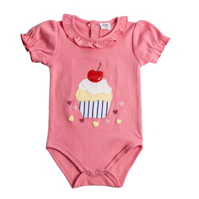 China Comfortable Fashion Cotton Children's Clothes Baby Fashion Short Sleeve Climbing Jumpsuit for sale