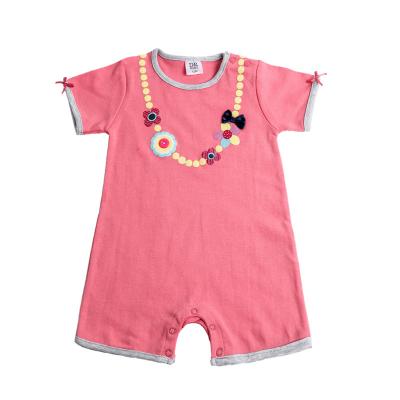 China Hot Sale Anti-Shrink Cotton Clothes Rompers 100% Newborn Baby Knit Romper for sale