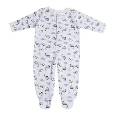 China Anti-shrink All Seasons Cotton With Cute Patterns And Breathable Baby Sleepsuit for sale