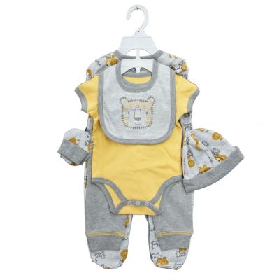 China New group baby summer clothing baby jumpsuit romper anti-shrink soild pants baby mittens hats bibs socks clothes for newborns for sale