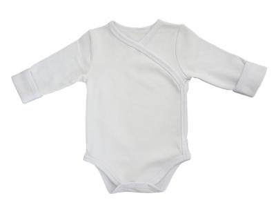 China Anti Shrink Newborn Baby Clothes Long Sleeve White Knit Baby Romper Winter Set For Babies for sale