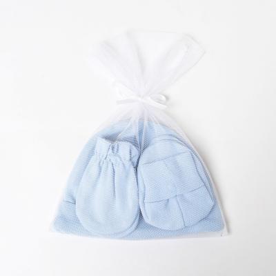 China High Quality Fashion Baby Cotton Gift Set Baby Hat 0-3 Months Blanket Spring Pure Cotton Mittens and Autumn Baby Footed Set for sale