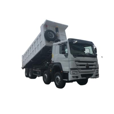 China Left Hand Driving High Quality SINOTRUK HOWO 50 Ton 8X4 371hp 12 Wheel Heavy Bedford Howo Dump Truck For Sale for sale