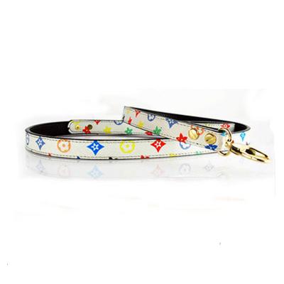 China Stocked Most Popular Pet Products Real Leather Dog Leash Dog Collars Leather Soft for sale